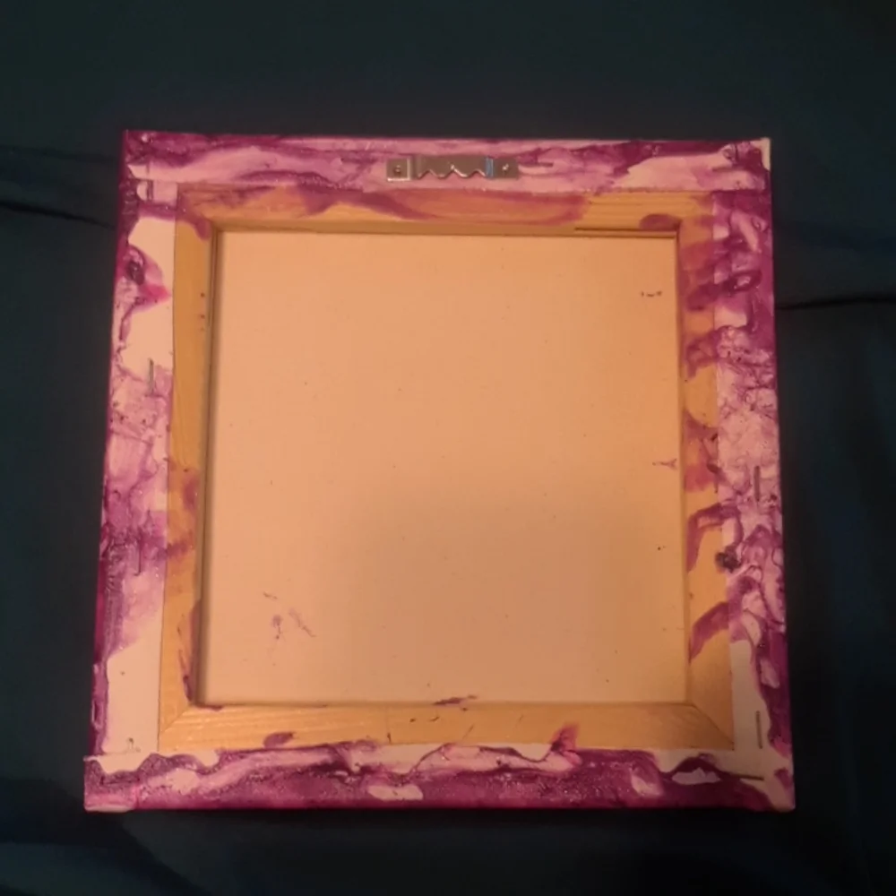 8×8 purple-pink Paint pour painting